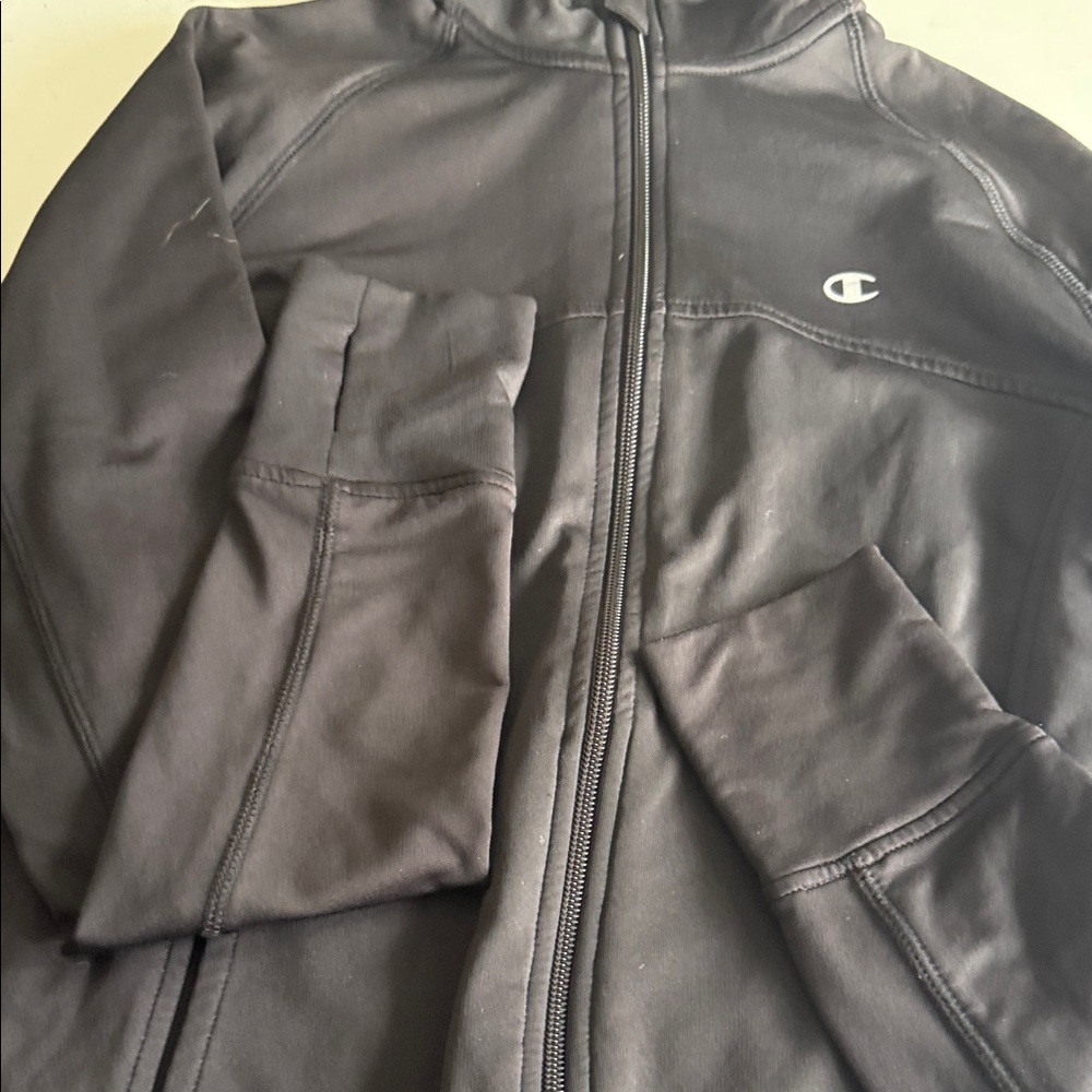 Champion Black Full-Zip Performance Jacket - image 1